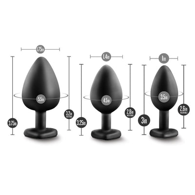 blingy butt plug trio measurements