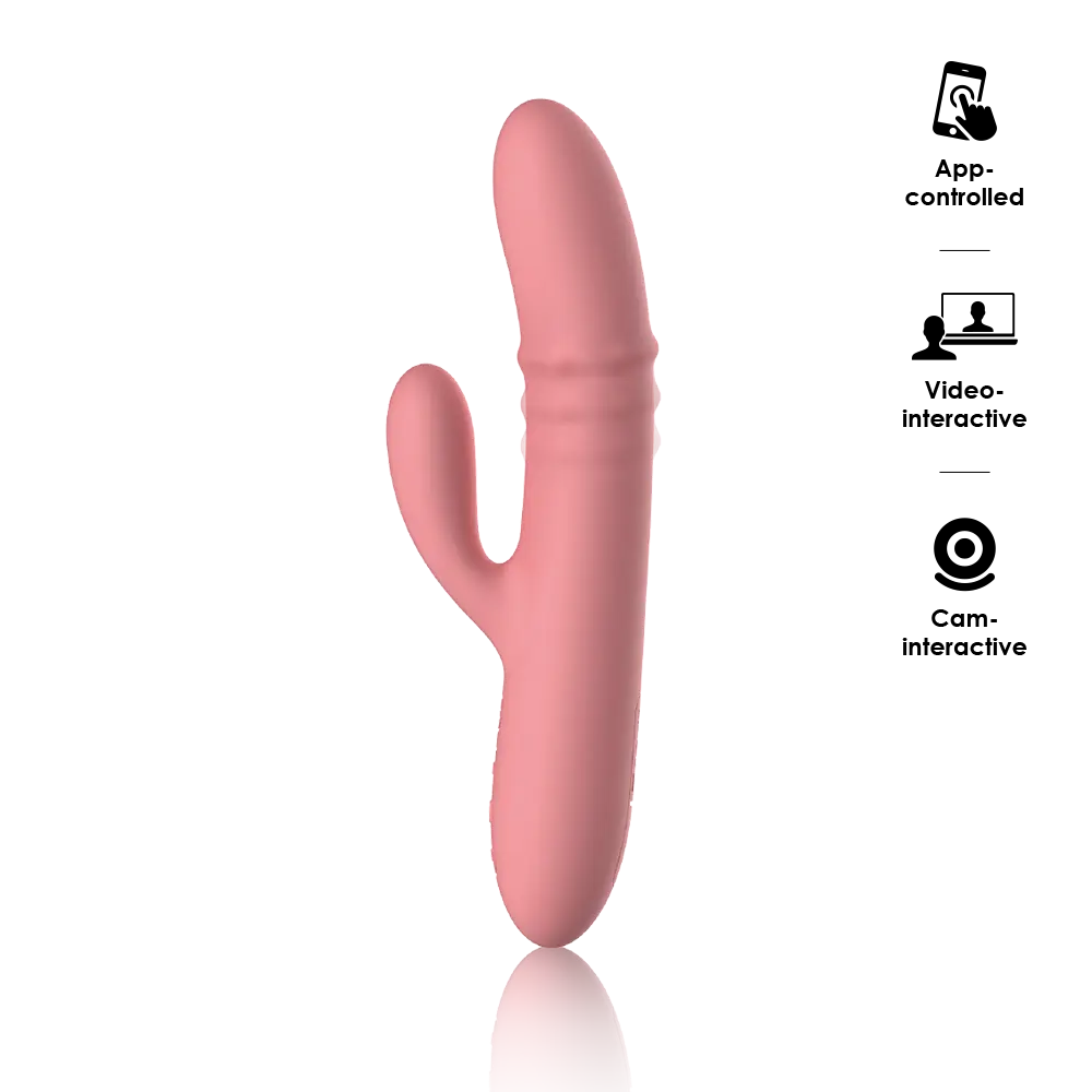 Neo Interactive Rabbit Vibe with Thrusting Beads