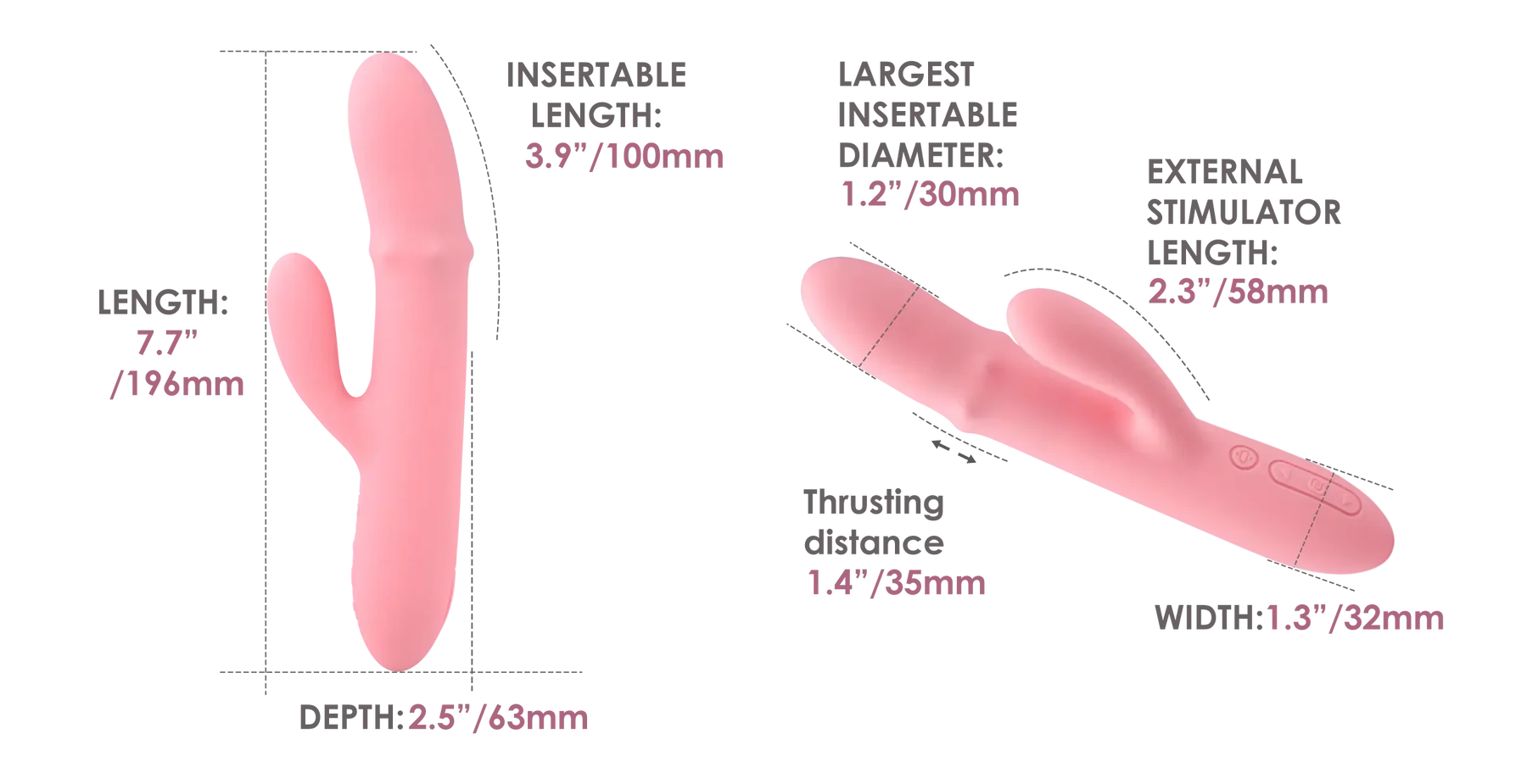 Neo Interactive Rabbit Vibe with Thrusting Beads