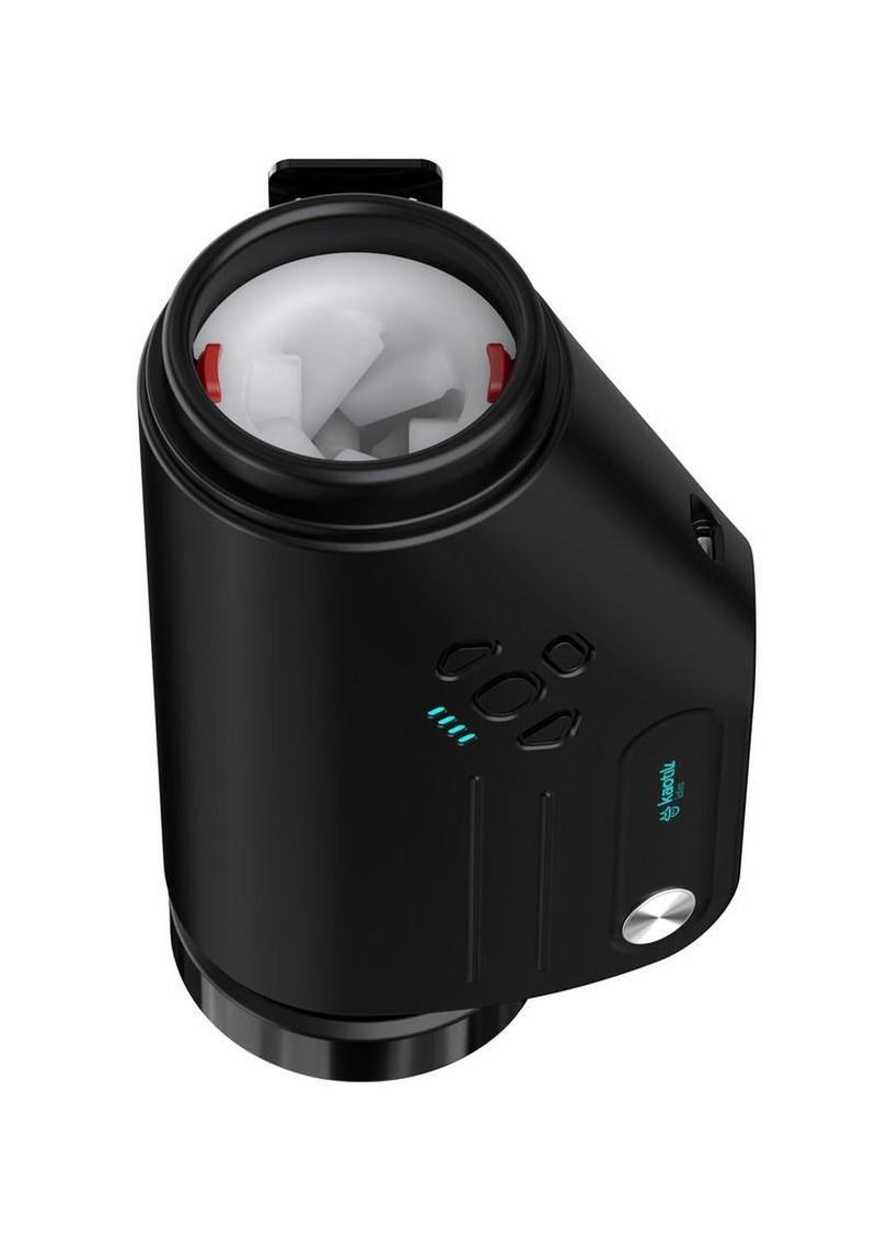 Kaotic Labs The Shotty App Control Rechargeable Stroker - Black/Blue