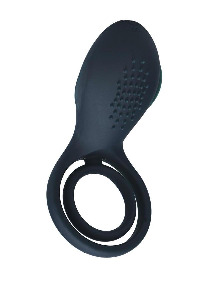Climax Time Double Ring with Winged Clit Stimulator