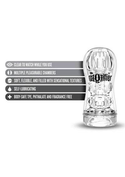 The Magnifier — Self-Lubricating Squeezable Stroker