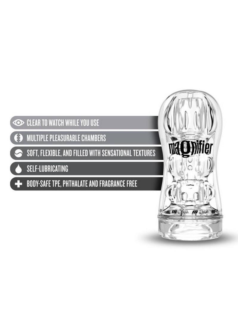 The Magnifier — Self-Lubricating Squeezable Stroker