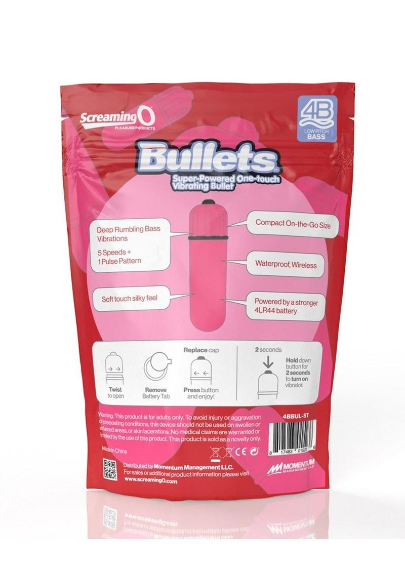 Screaming O 4b Bullet Vibrator - ticklekitty.com Screaming O 4b Bullet Vibrator - ticklekitty.com