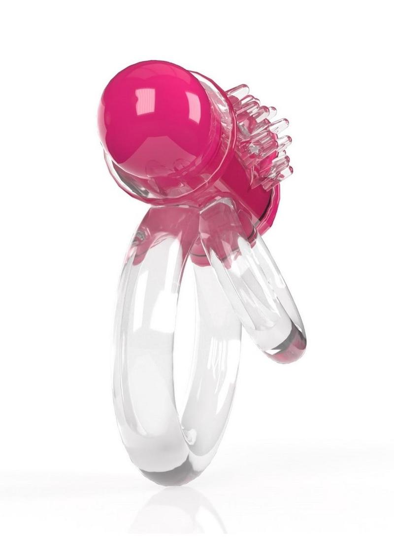 Screaming O 4b Doubleo 6 Couples Ring - Red/Strawberry