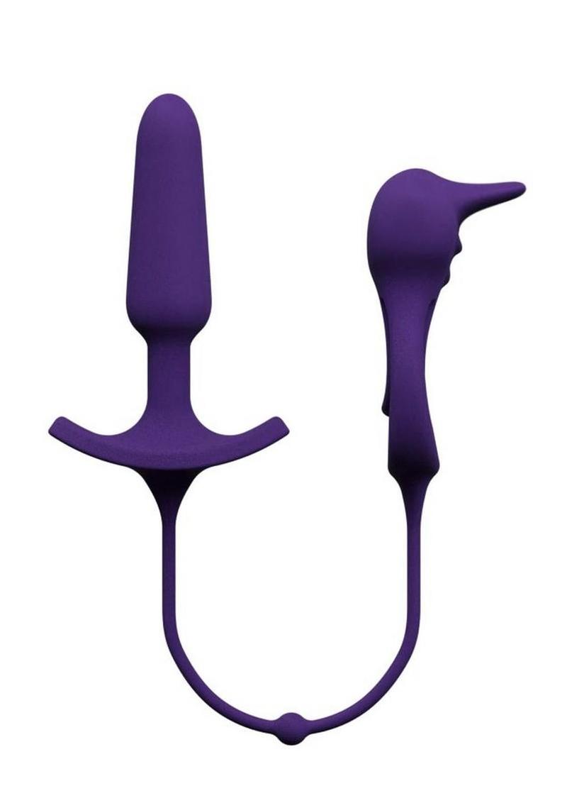 Humper Dual C-Ring with Clit Tickler and Anal Plug