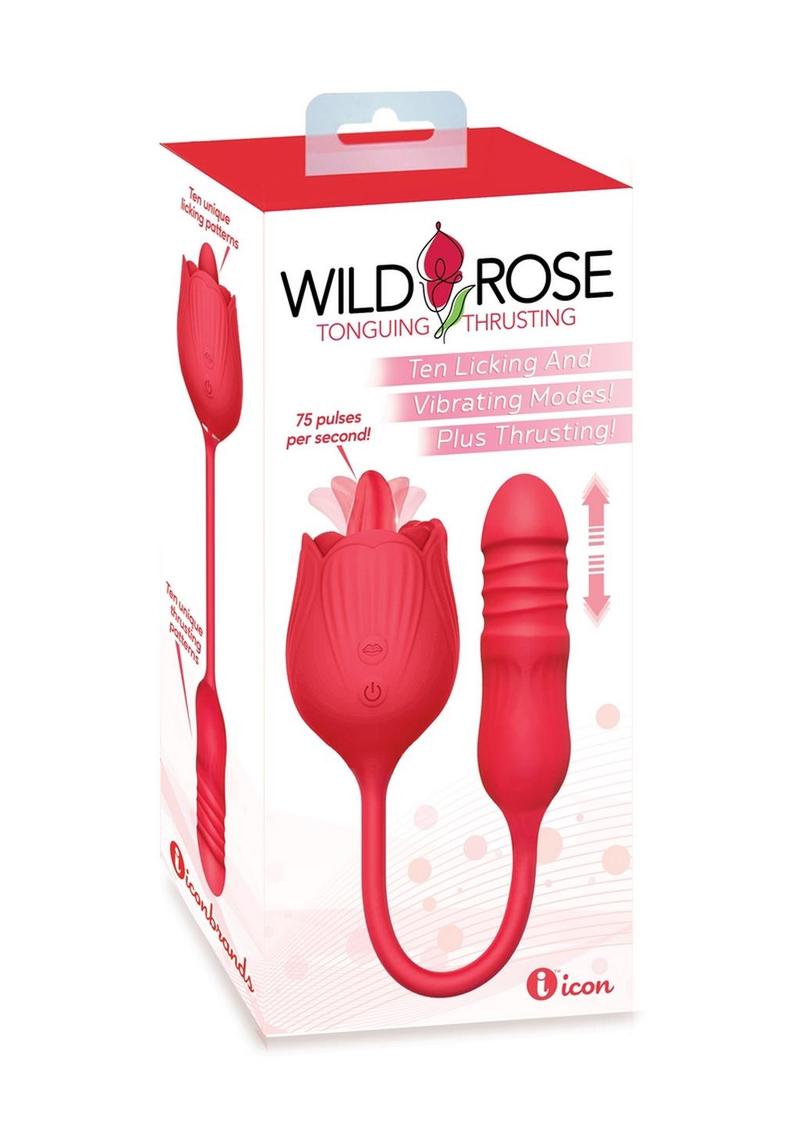 Wild Rose Lick & Thrust Vibrator