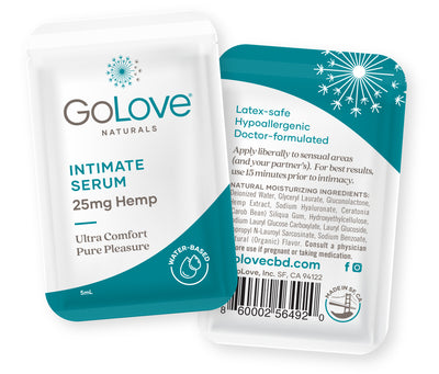 GoLove Hemp Serum Sample Packet: 25mg Hemp Extract