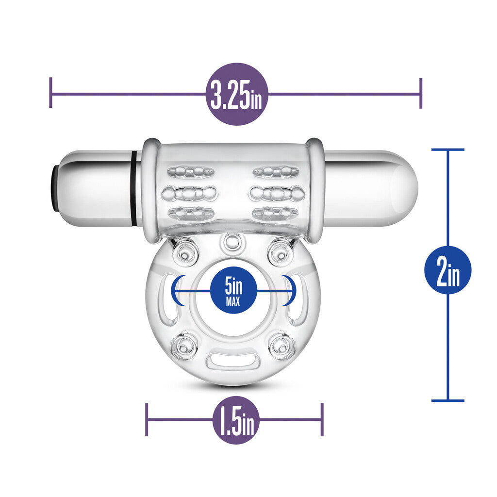 Baby Bull Couple's Orgasm Ring Dimensions