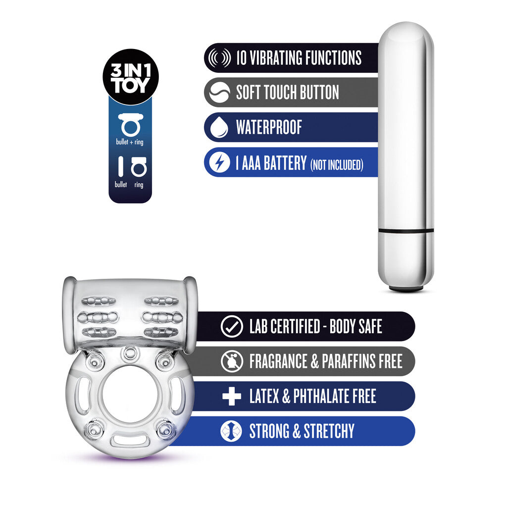 Baby Bull Couple's Orgasm Ring Features