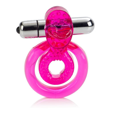 Wireless Vibrating Penis Ring With Tongue Teaser